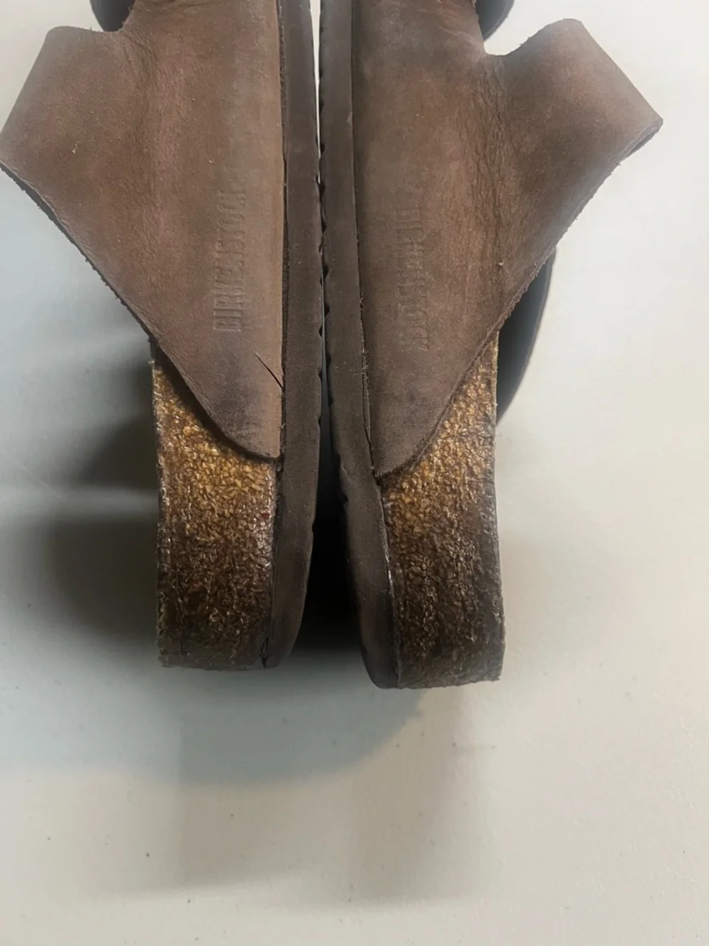 Birkenstock Arizona Brown Oiled Leather Sandals EU 44 US 11 285mm Cork Footbed - Picture 8 of 12